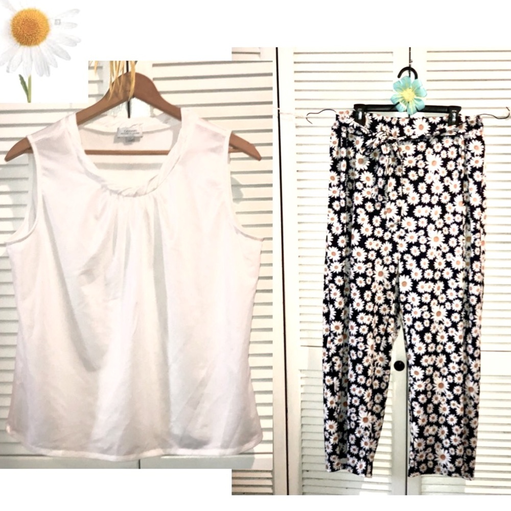 Tahari Blouse 1X Daisy Pants Shein 2XL